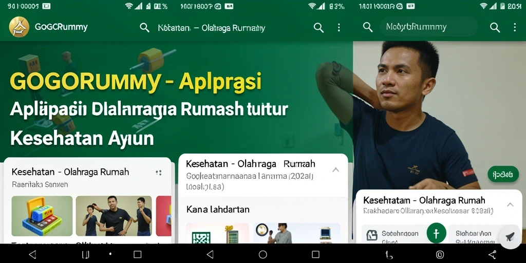 Tampilan antarmuka GOGORUMMY yang intuitif dan menarik.